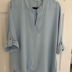 Calvin Klein Soft Blue Blouse